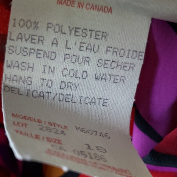 VINTAGE PLEATED MIDI SKIRT SZ 18 - Picture 5 of 5